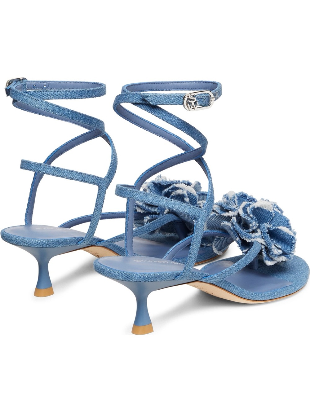 Stuart Weitzman Belize 50 Sandals Sz 7 BNWB - Picture 3 of 7